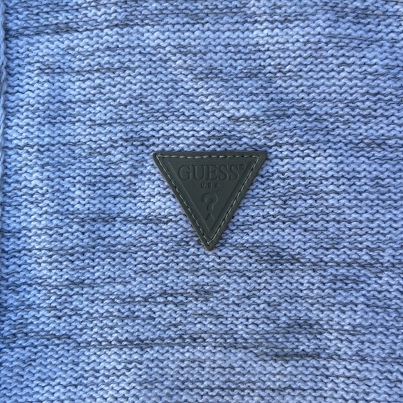 New GUESS Chet Marled Mock Neck Sweater SZ M - Picture 6 of 6